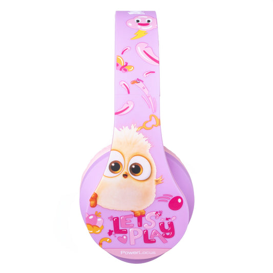 PowerLocus P2 Kids Bluetooth Headphone Angry Birds Edition (Pink)