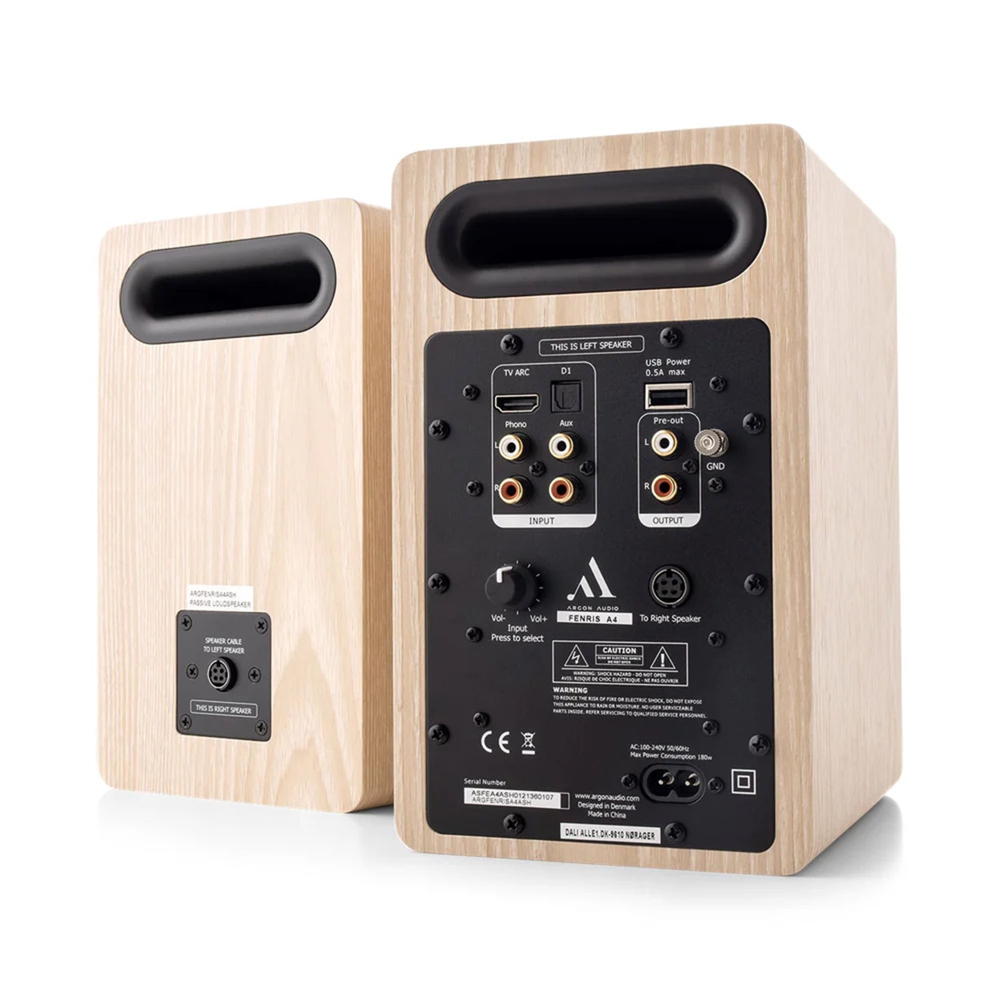 Argon Audio FENRIS Ash Active 4 Speakers