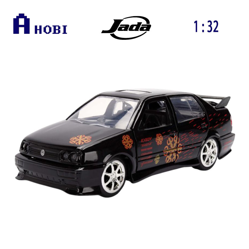 Jada 1:32 Scale Fast & Furious Volkswagen Jetta Black Diecast Vehicle Model
