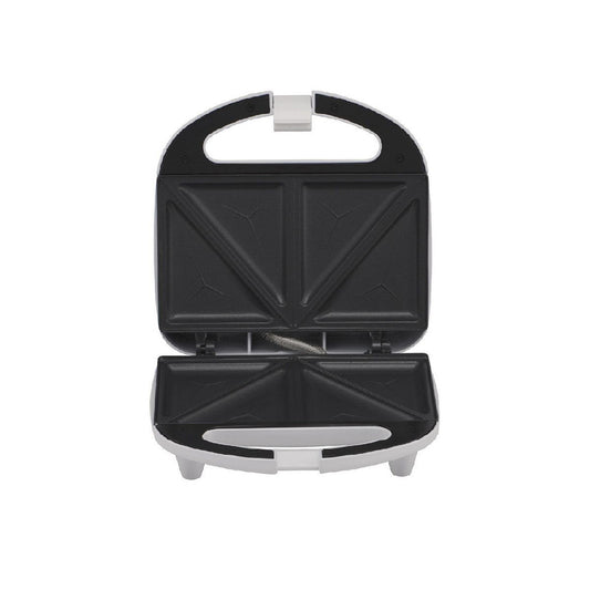 Tiffany 2 Slice Sandwich Maker 750W Nonstick Plates Cool Touch Handle (White)