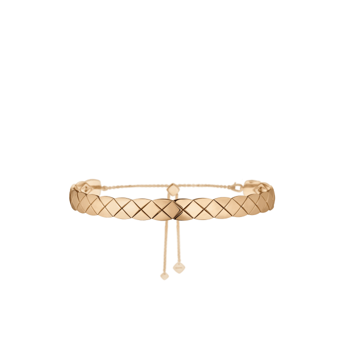 Coco Crush supple choker beige gold