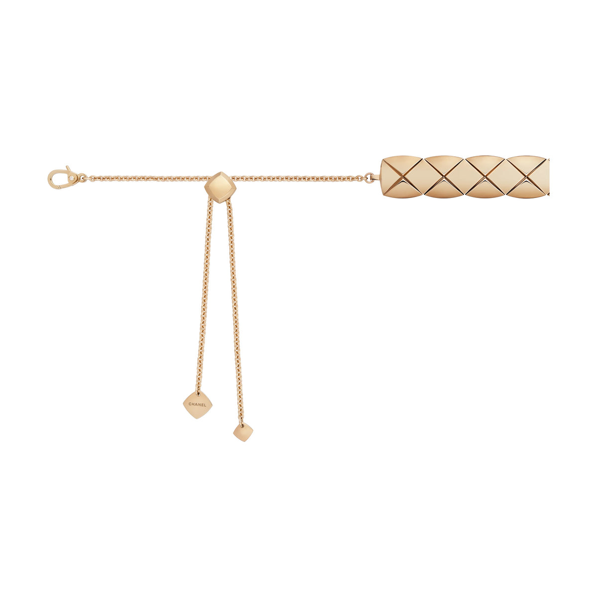 Coco Crush Supple Choker, Beige Gold