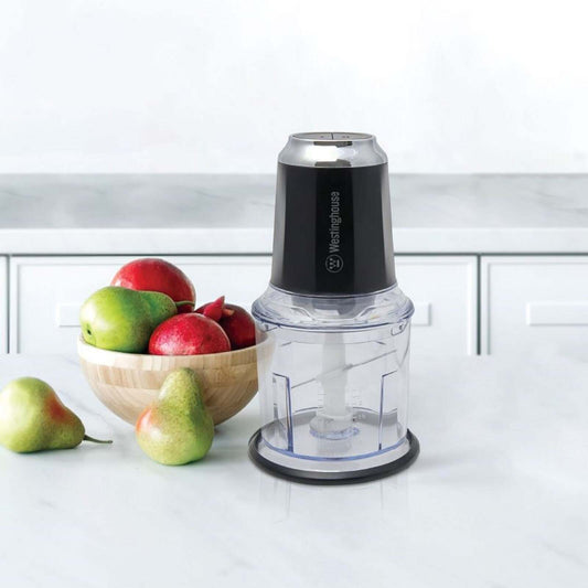 Westinghouse Electric Food Chopper 600ml (Black/Stainless)