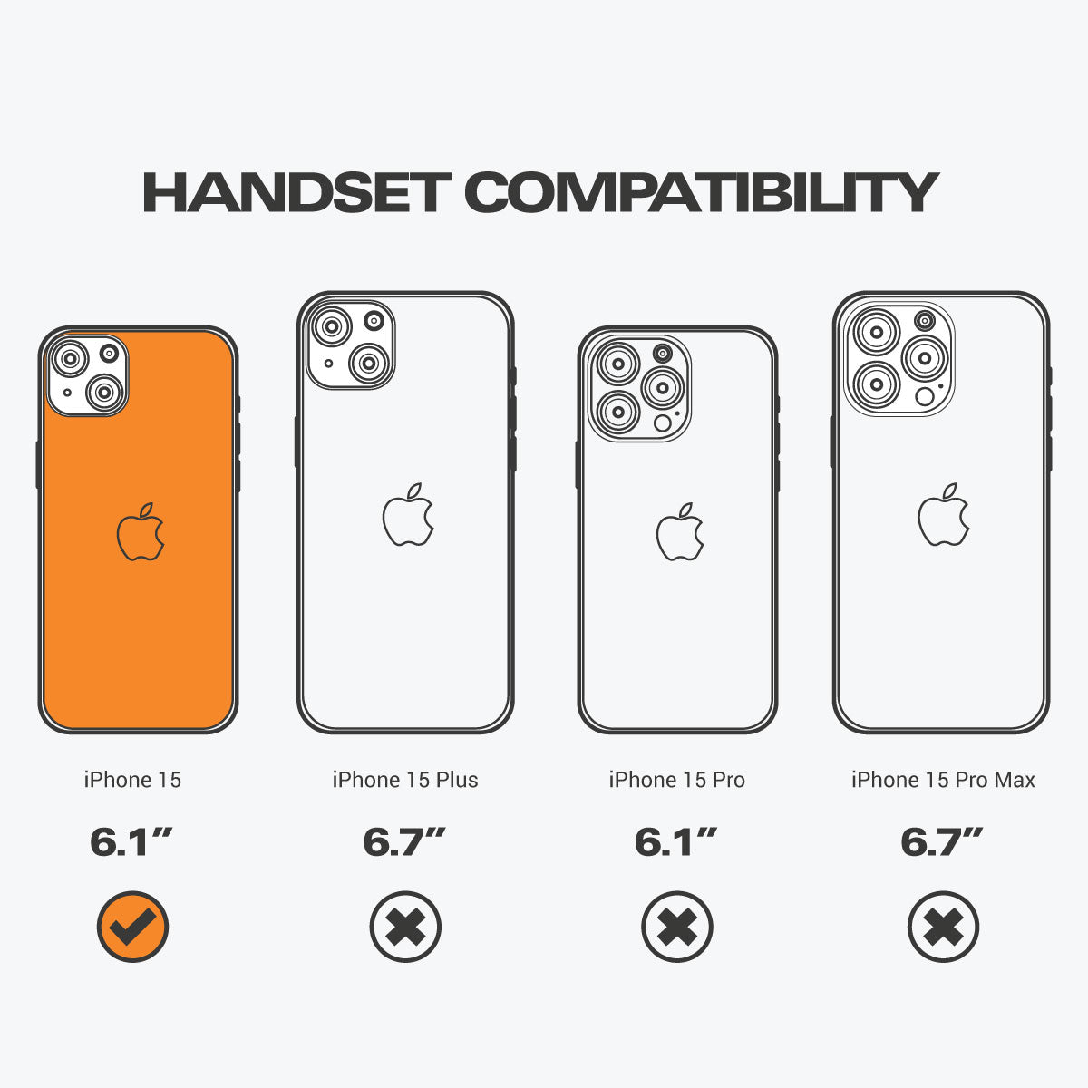 Privacy Glass Screen Armour Screen Protector for iPhone 15