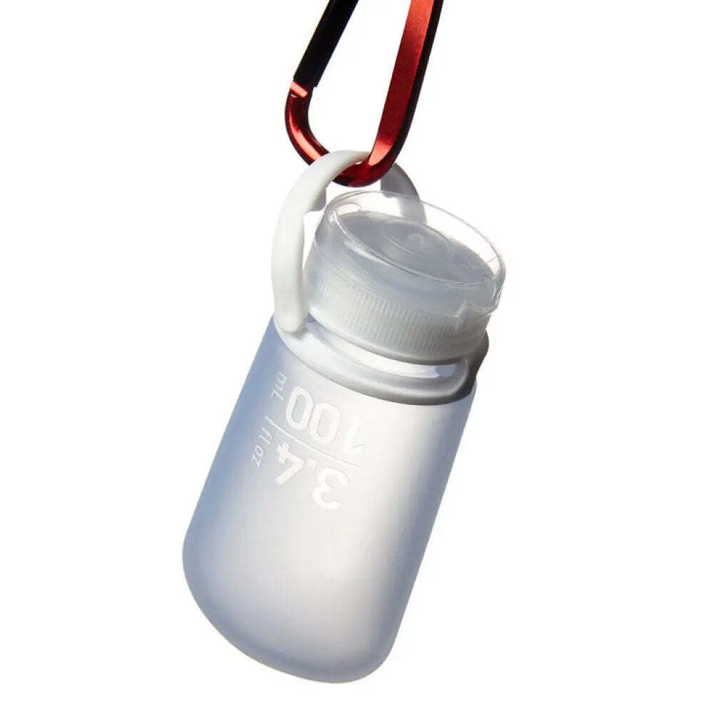 GoToob+ Travel Bottles Large 100 ml 3 Pack - Clear, Purple and Teal