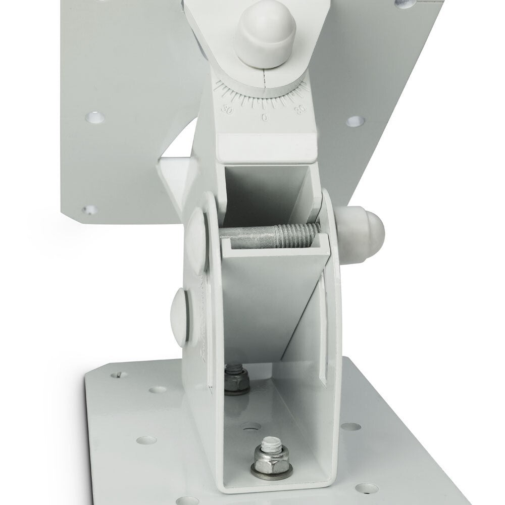 Gravity SPWMBS20B Tilt and Swivel Steel Wall Mount Holder For Speaker 20KG (White)