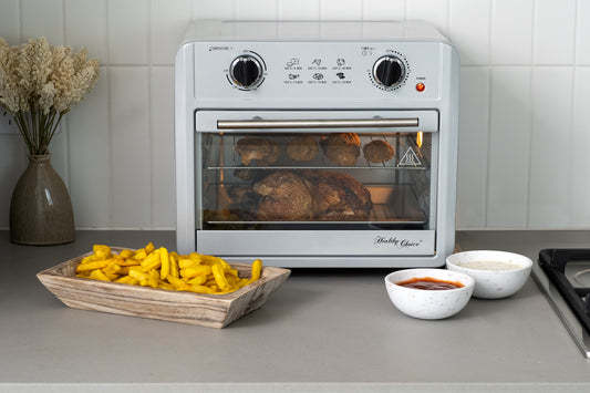 Healthy Choice 23L Air Fryer Oven with 3 Cooking Accessories (Silver)