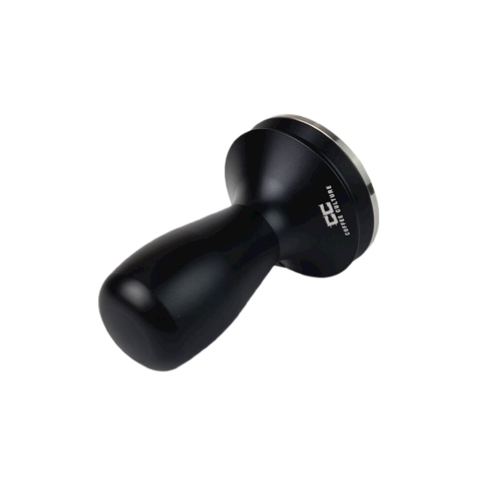 Coffee Culture Stainless Steel Coffee Tamper 53mm Flat Base (Matte Black)