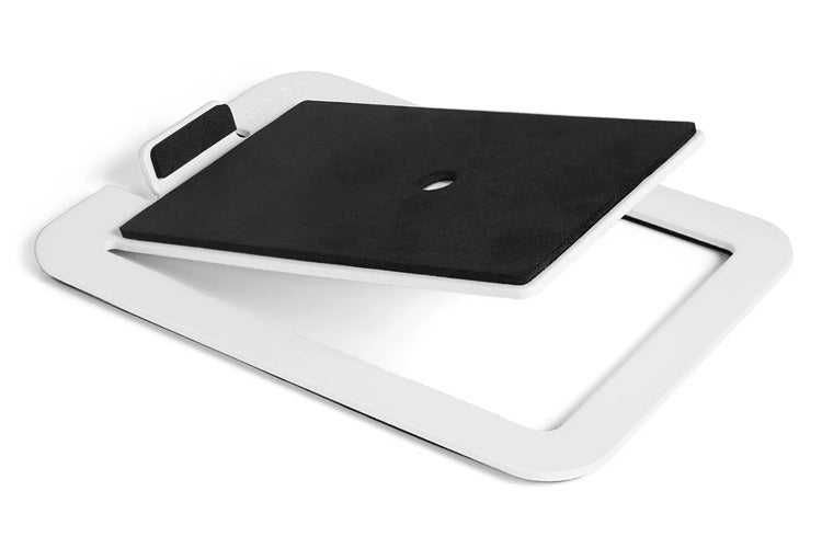 Kanto S4 Angled Desktop Speaker Stands for Midsize Speakers Pair (White)