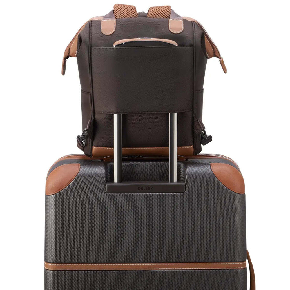 Delsey Chatelet Air 2.0 14" Laptop Tote Backpack - Brown