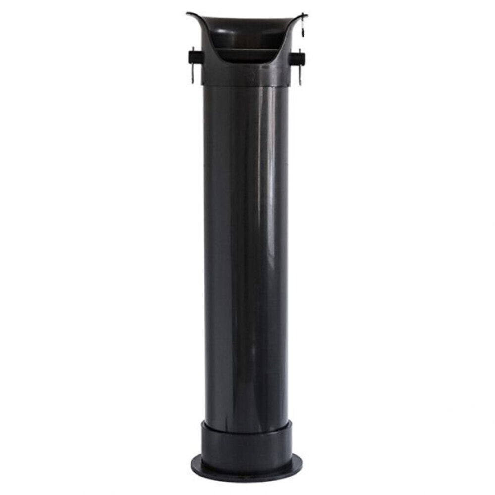 Crema Pro Commercial Knock Bin 860mm Coffee Barista Espresso Waste Bucket (Black)