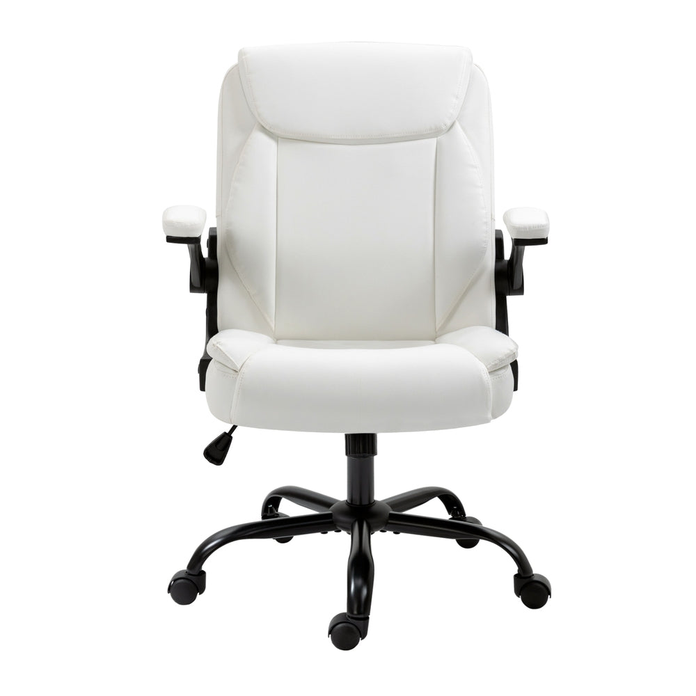 Artiss Executive Office Chair Mid Back (White)