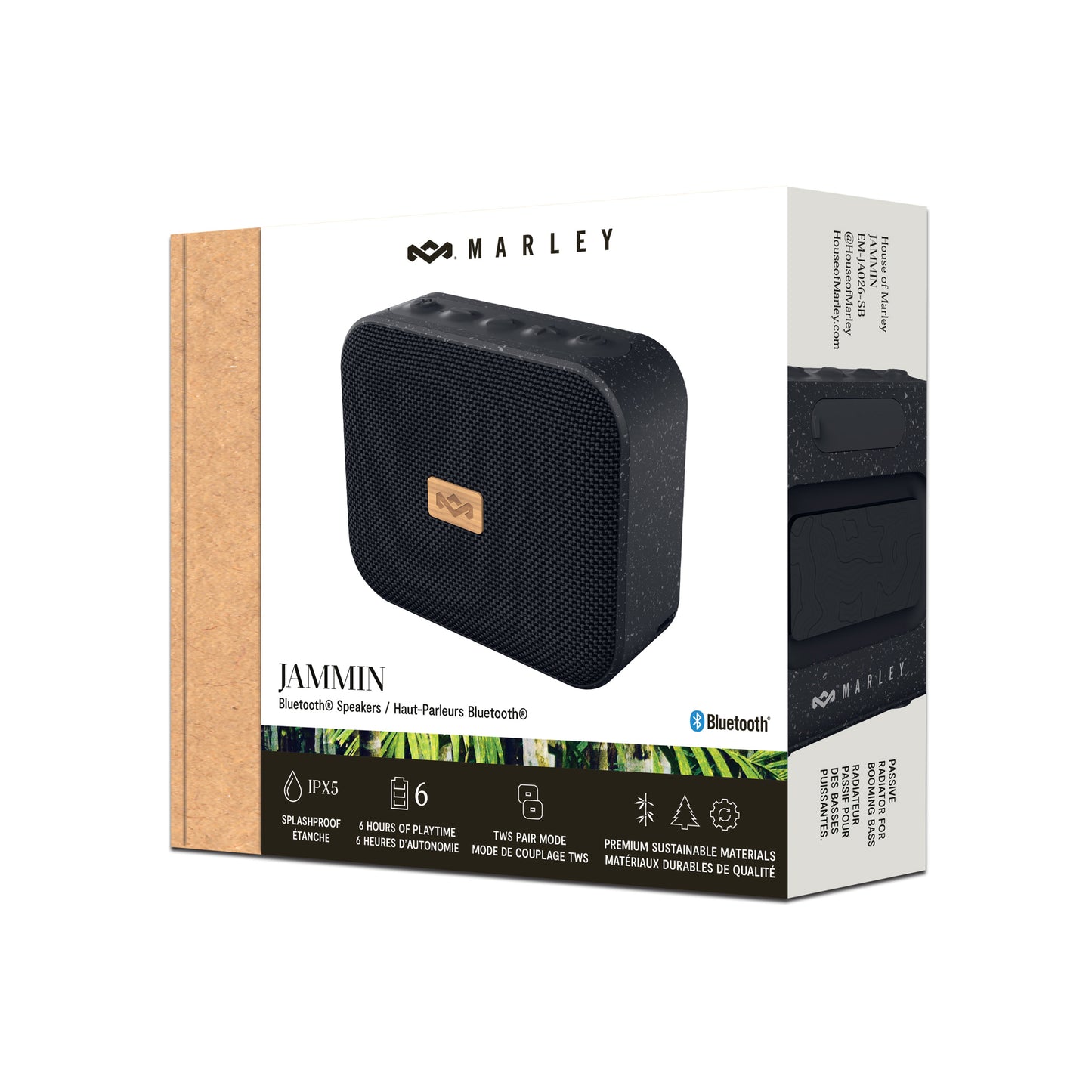 House Of Marley Jammin Bluetooth Speaker (Signature Black)