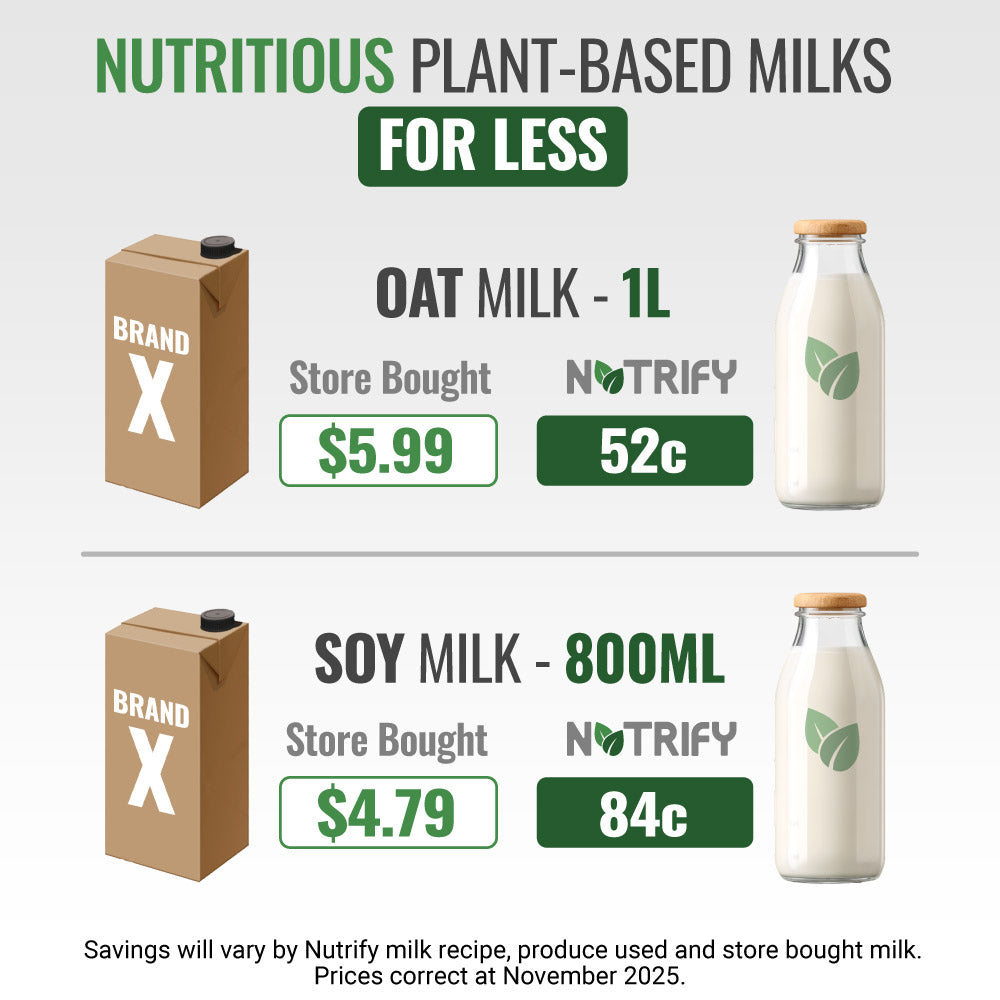 Nutrify All-Natural Plant-Based Milk and Food Maker