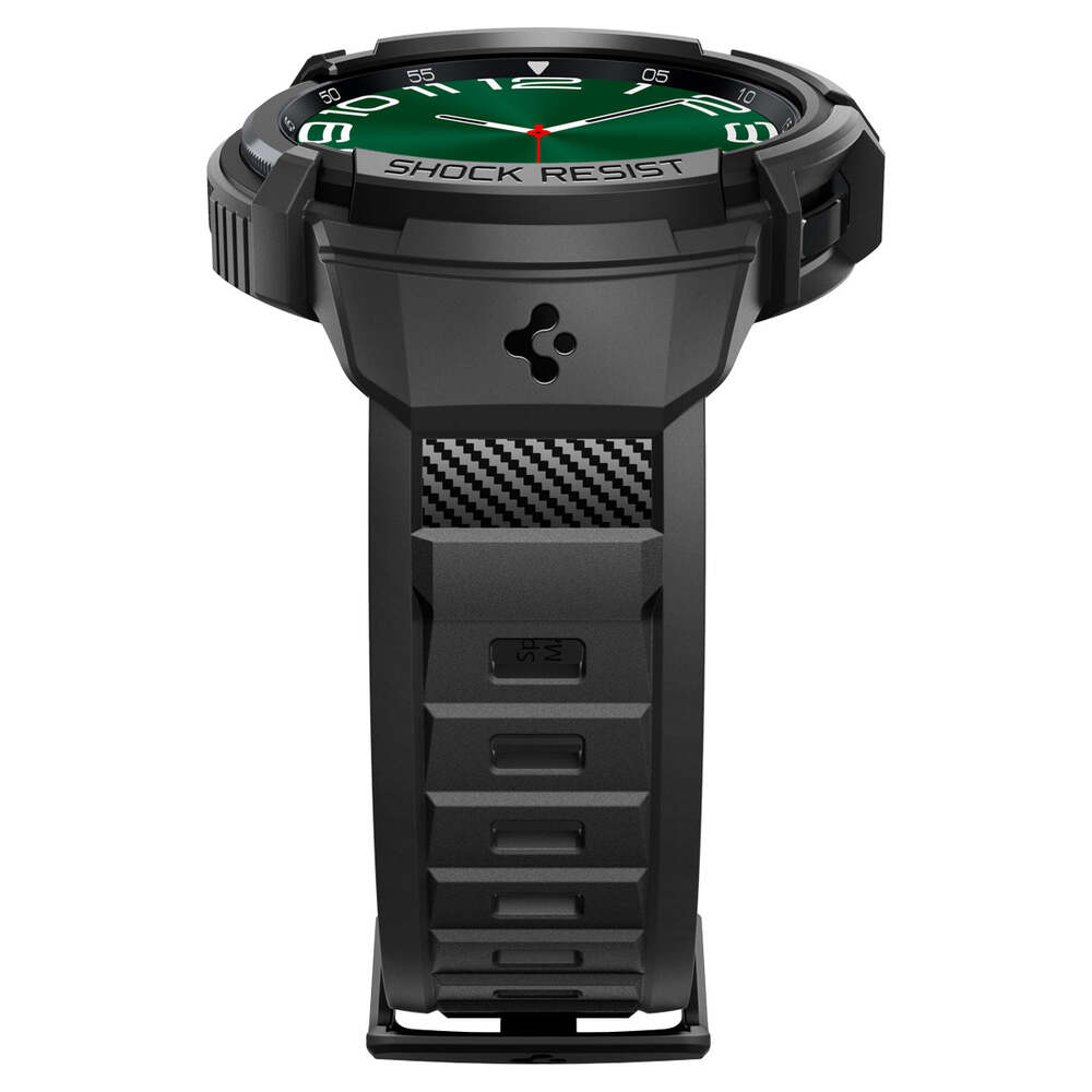 Spigen Galaxy Watch 6 Classic 47mm Rugged Armor Pro Band Case (Black)