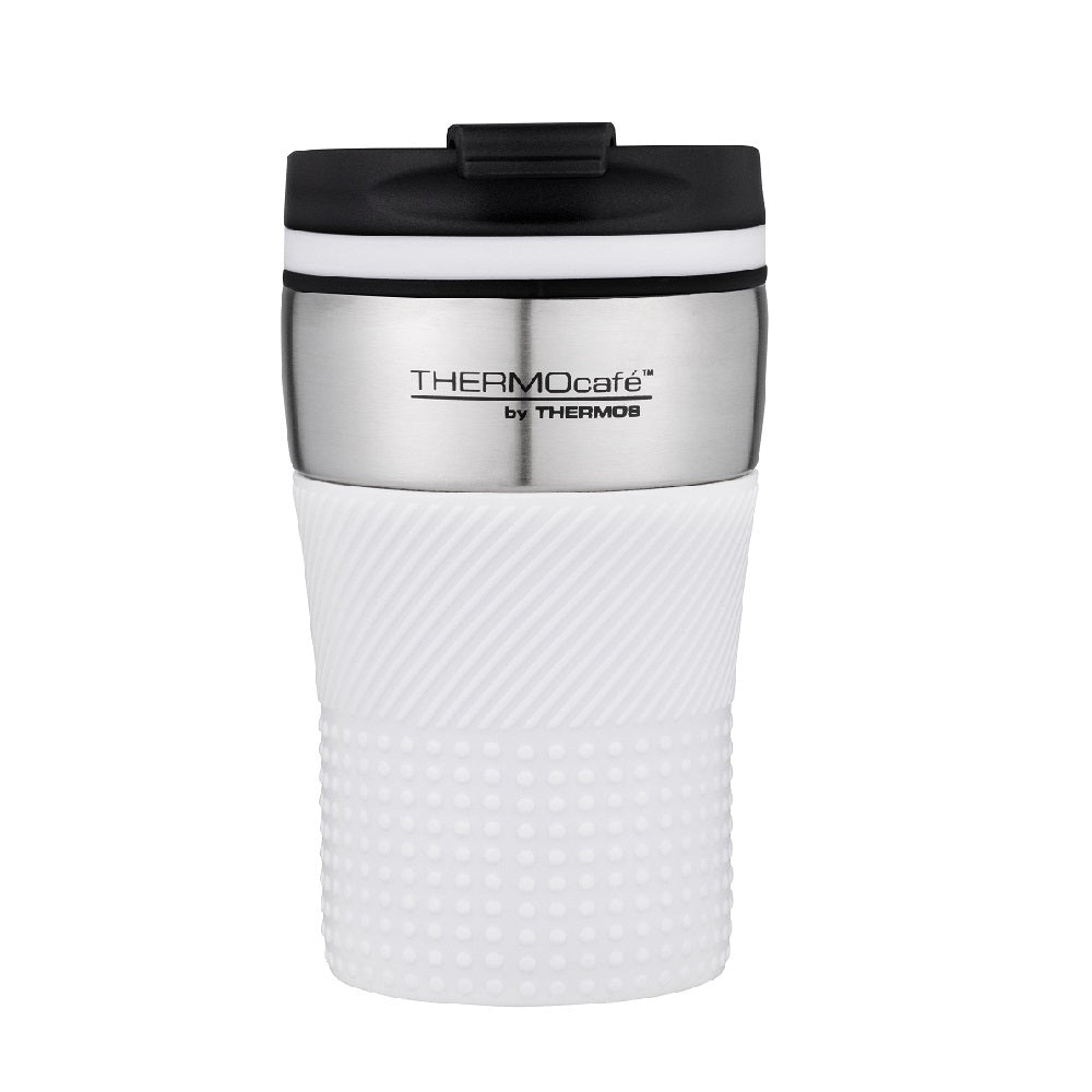 Thermos Thermocafe Stainless Steel Vacuum Insulated Coffee Cup 200Ml - White