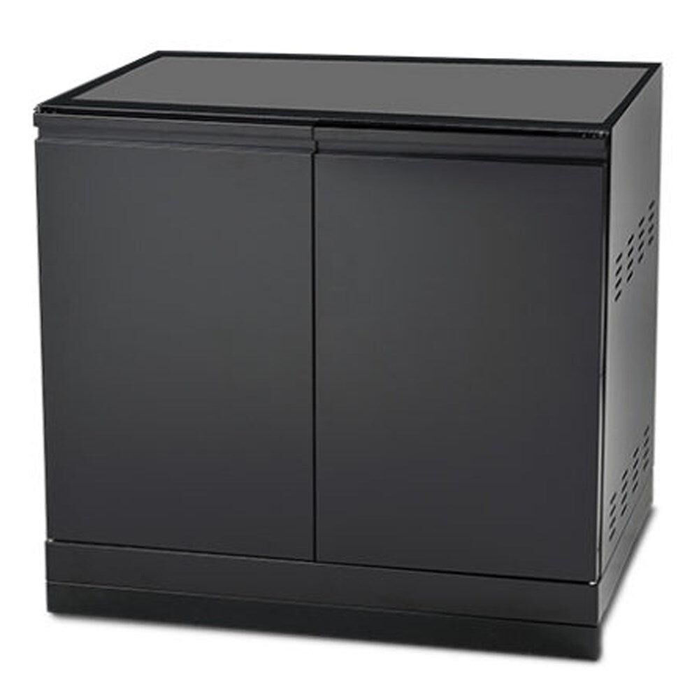 Crossray Steel Beverage Fridge Cabinet Housing for Single Fridge 60x90cm Black