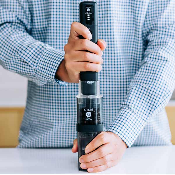 Hario Smart G Electric Hand Grinder Bundle