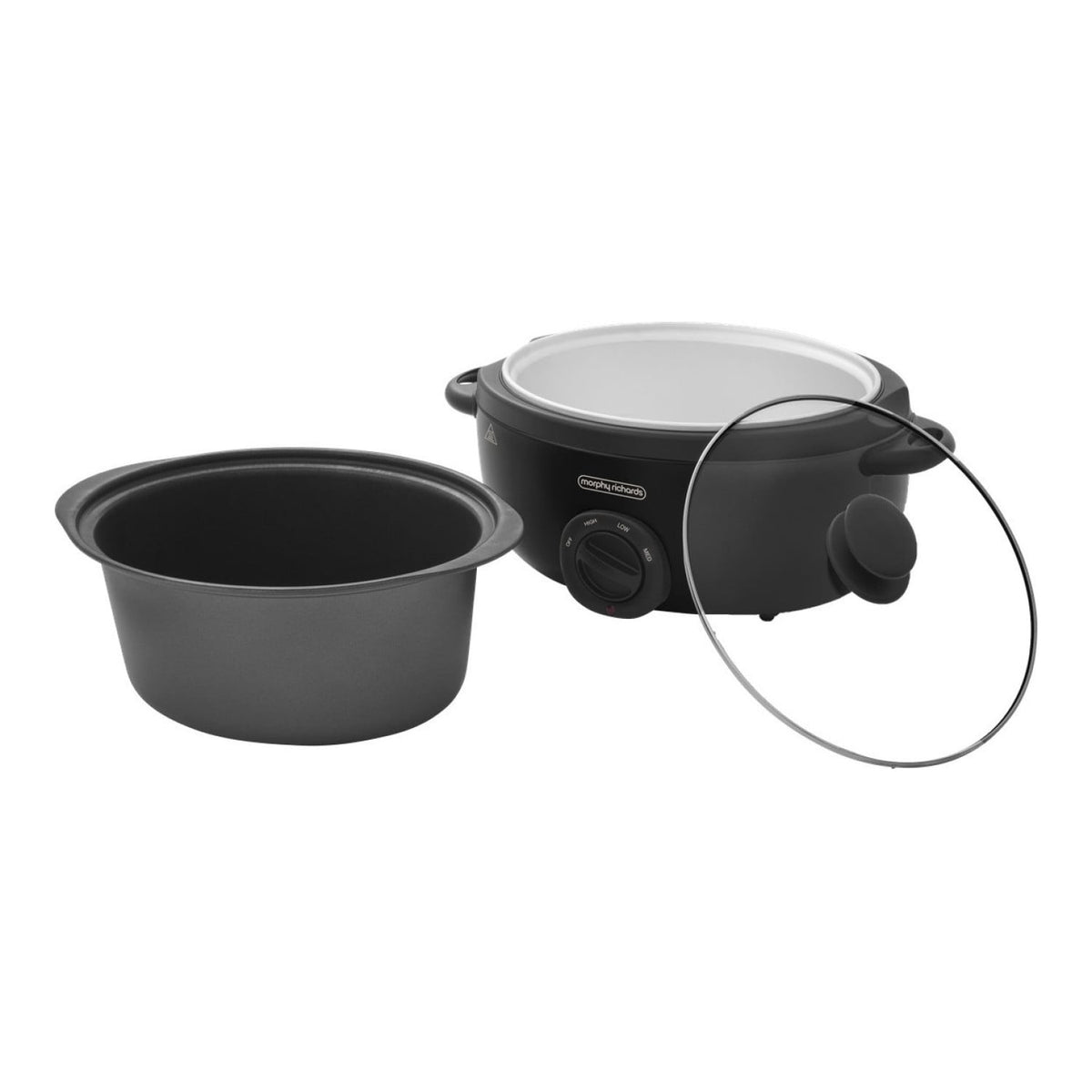 Morphy Richards 6.5L Sear Stew Slow Cooker Variable Heating Matte Black