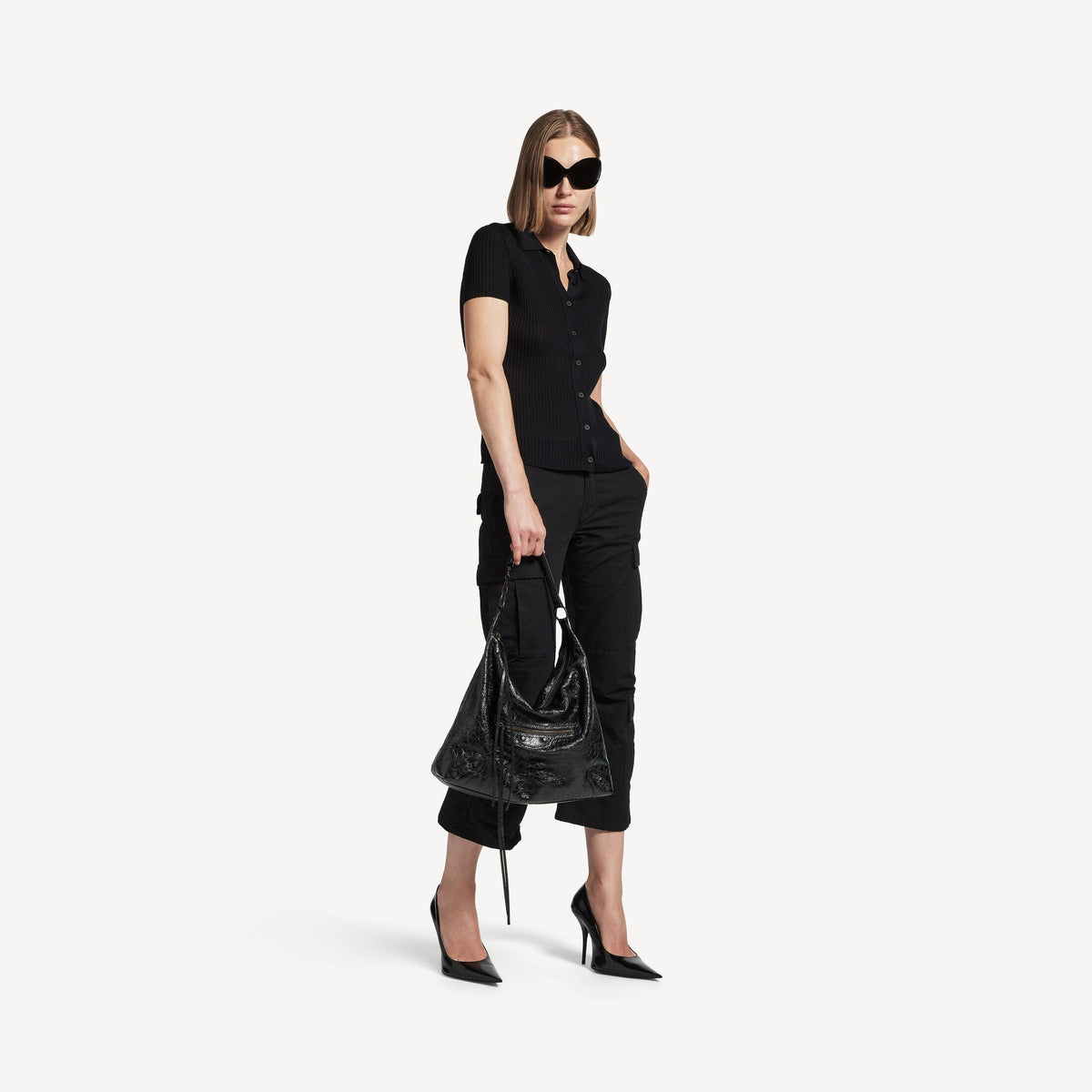 Le City Hobo Bag Medium Black