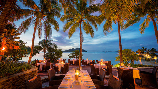 Likuliku Lagoon Resort Fijiana Restaurant terrace