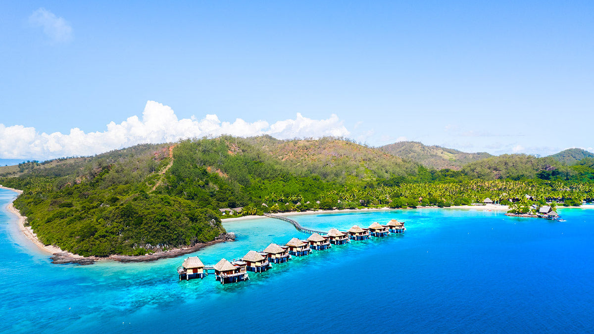 Likuliku Lagoon Resort lagoon and overwater bures