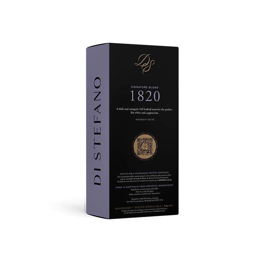 Di Stefano 10-Pieces 54g Coffee Capsules/Pod 1820 Blend