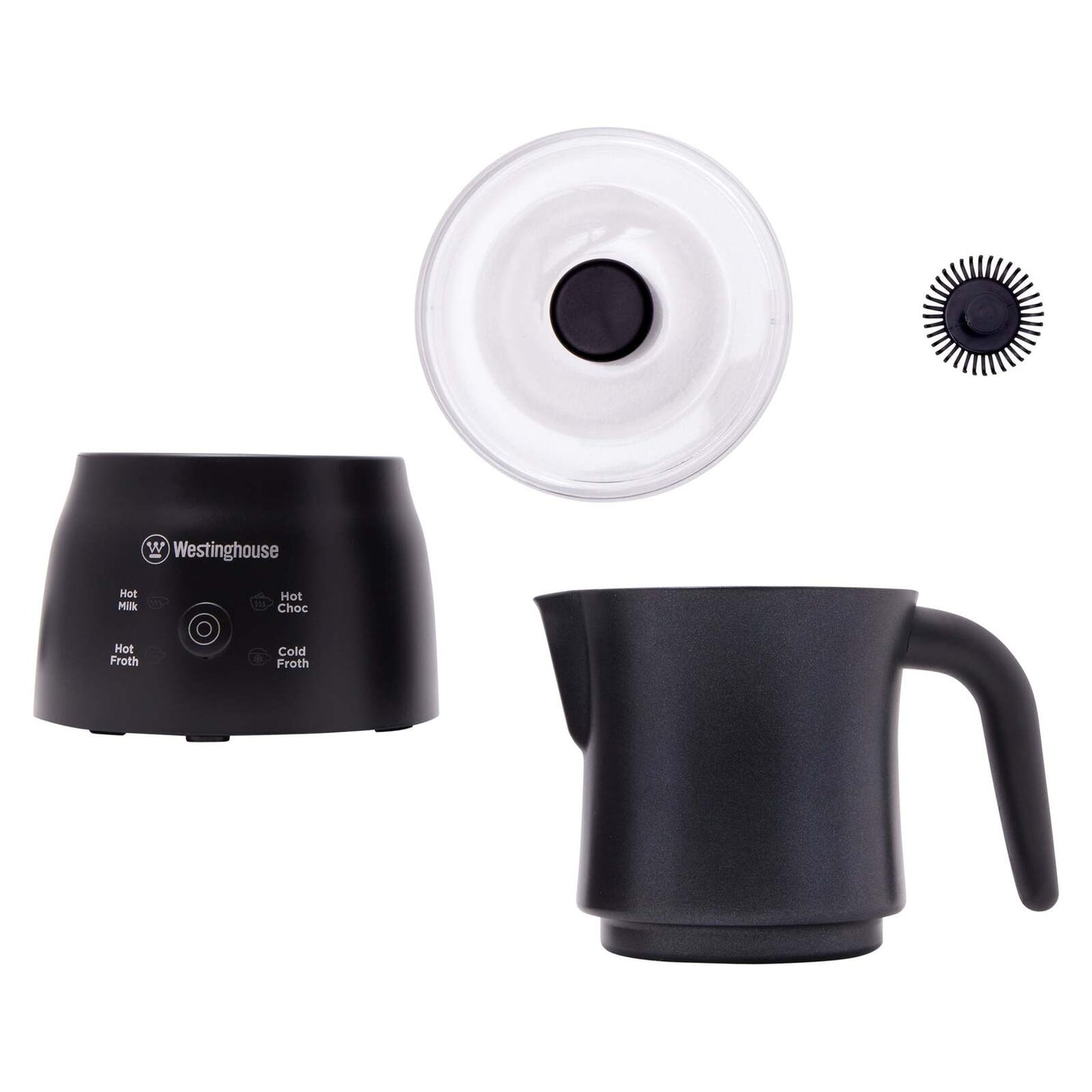 Westinghouse Automatic Electric Milk Frother (Black)