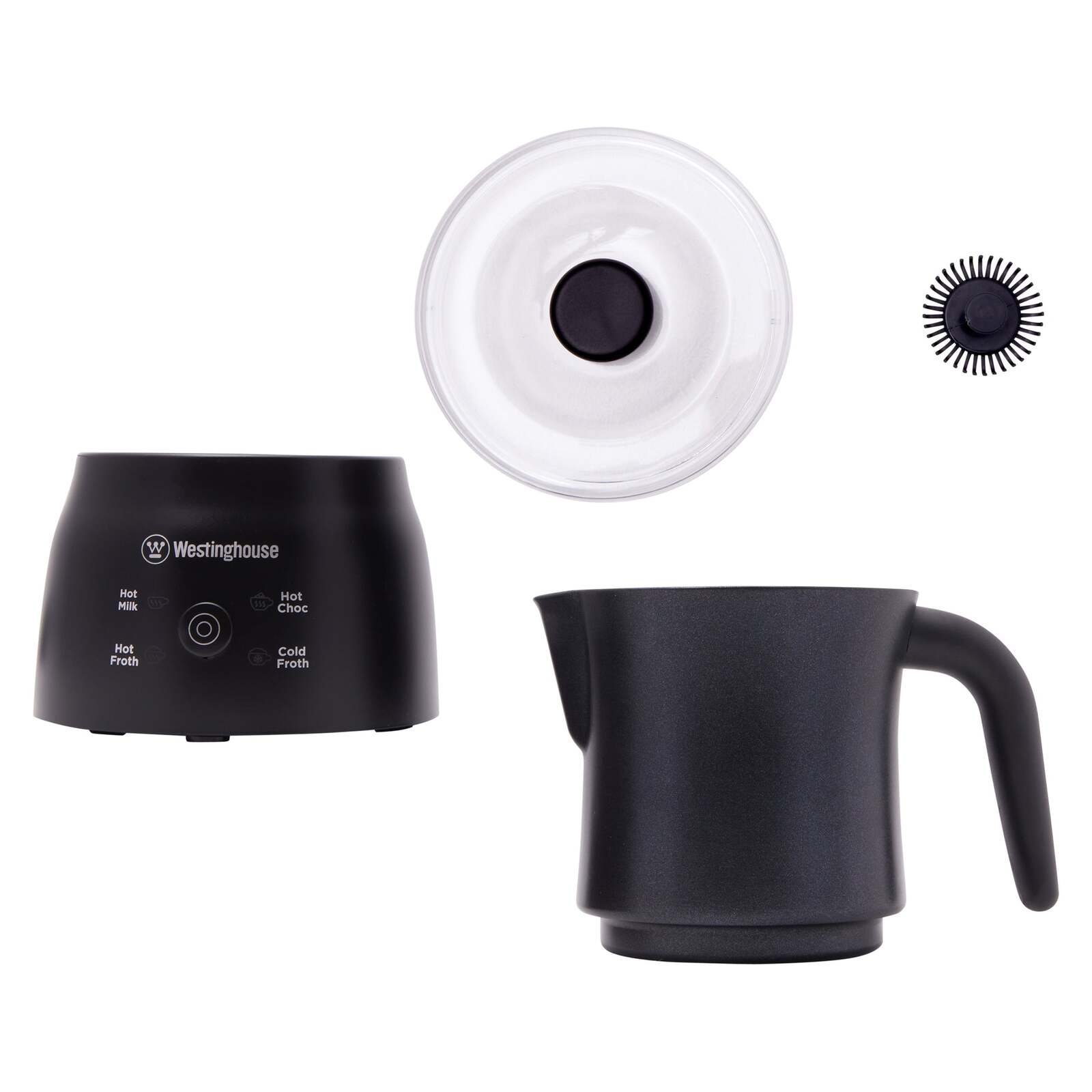 Westinghouse Automatic Electric Milk Frother (Black)