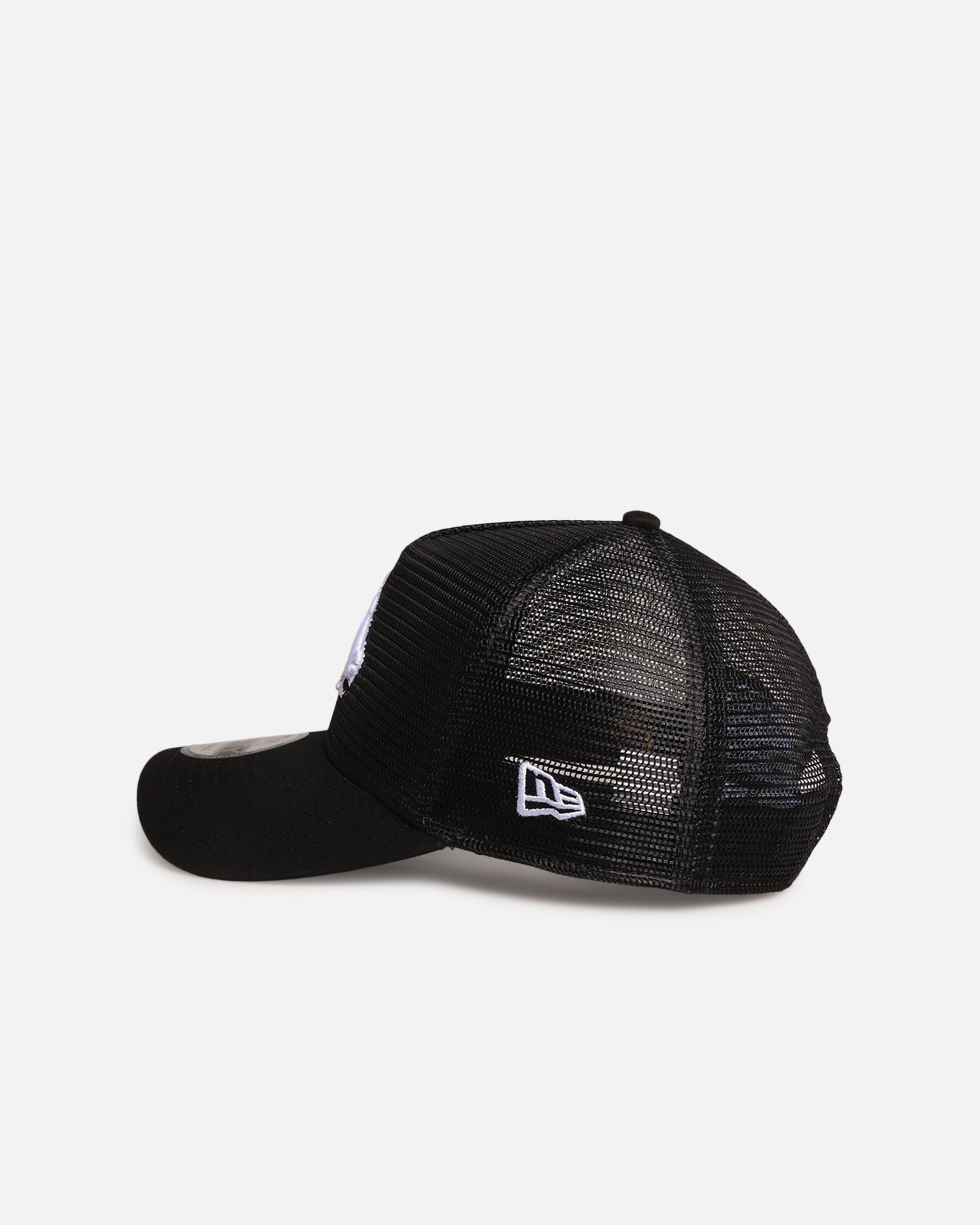 New Era Brisbane Broncos 'NRL Mesh Crown' 9FORTY A-Frame Trucker Snapback Black