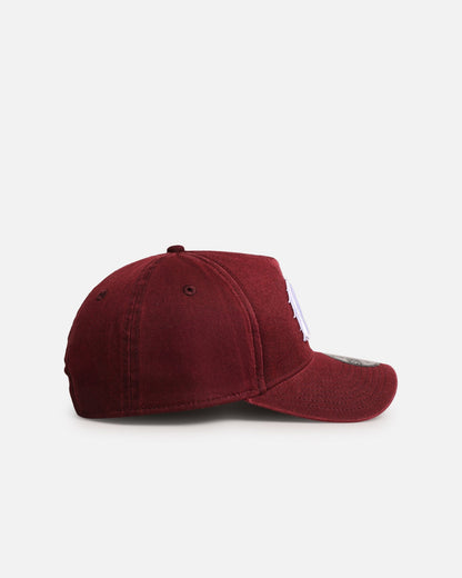 New Era Brisbane Broncos 'NRL Washed OTC' 9FORTY A-Frame Snapback Dark Purple
