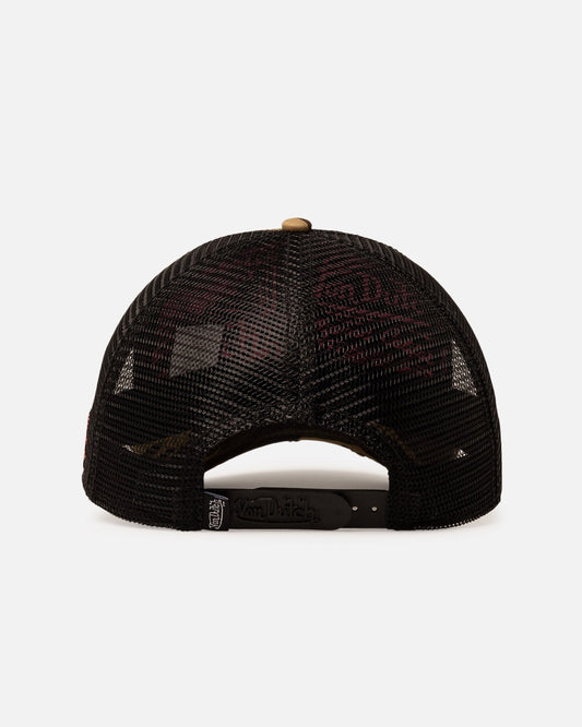 Von Dutch Camo Patch Trucker Snapback Camo