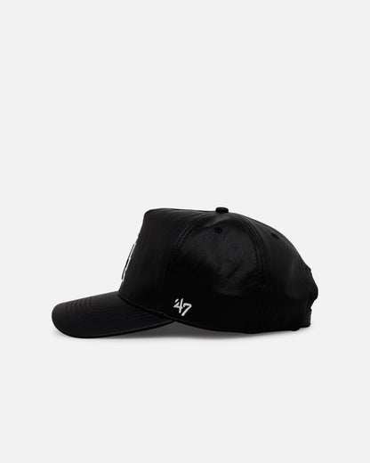 47 Brand Los Angeles Dodgers 'Leather' Hitch Strapback Black