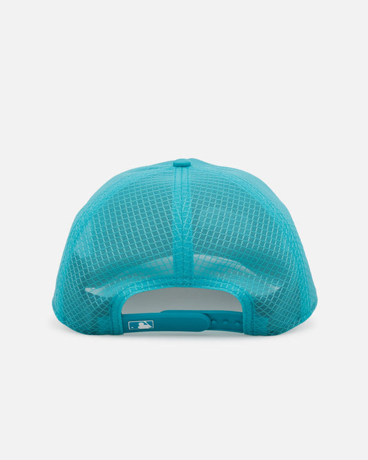 New Era Miami Marlins 'Batting Practice' 9FORTY A-Frame Trucker Snapback Official Team Color