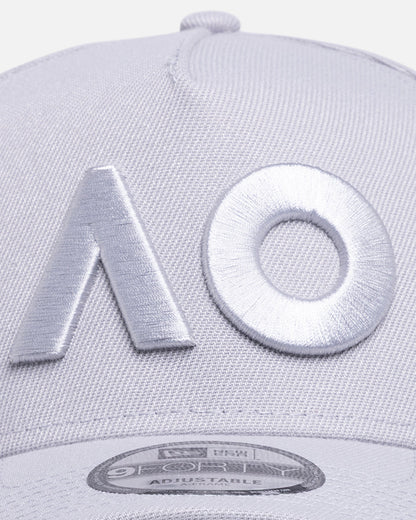 New Era Australian Open '26 9FORTY A-Frame Snapback Grey