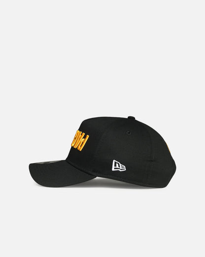 New Era Green Bay Packers 'Upside Down Logo' 9FORTY A-Frame Snapback Black