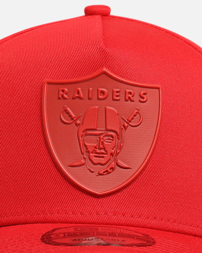 New Era Las Vegas Raiders 'Triple Red' 9FORTY A-Frame Snapback Red