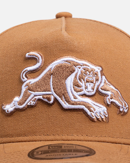 New Era Penrith Panthers 'NRL 2026' 9FORTY A-Frame Snapback Med Beige