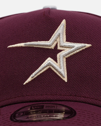 New Era Houston Astros 'Plum' 9FORTY A-Frame Snapback Plum