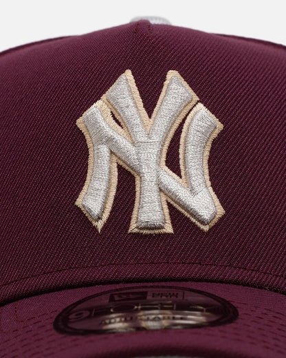 New Era New York Yankees 'Plum' 9FORTY A-Frame Snapback Plum