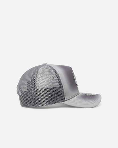New Era Los Angeles Dodgers 'Gradient Trucker' 9FORTY A-Frame Trucker Snapback Grey