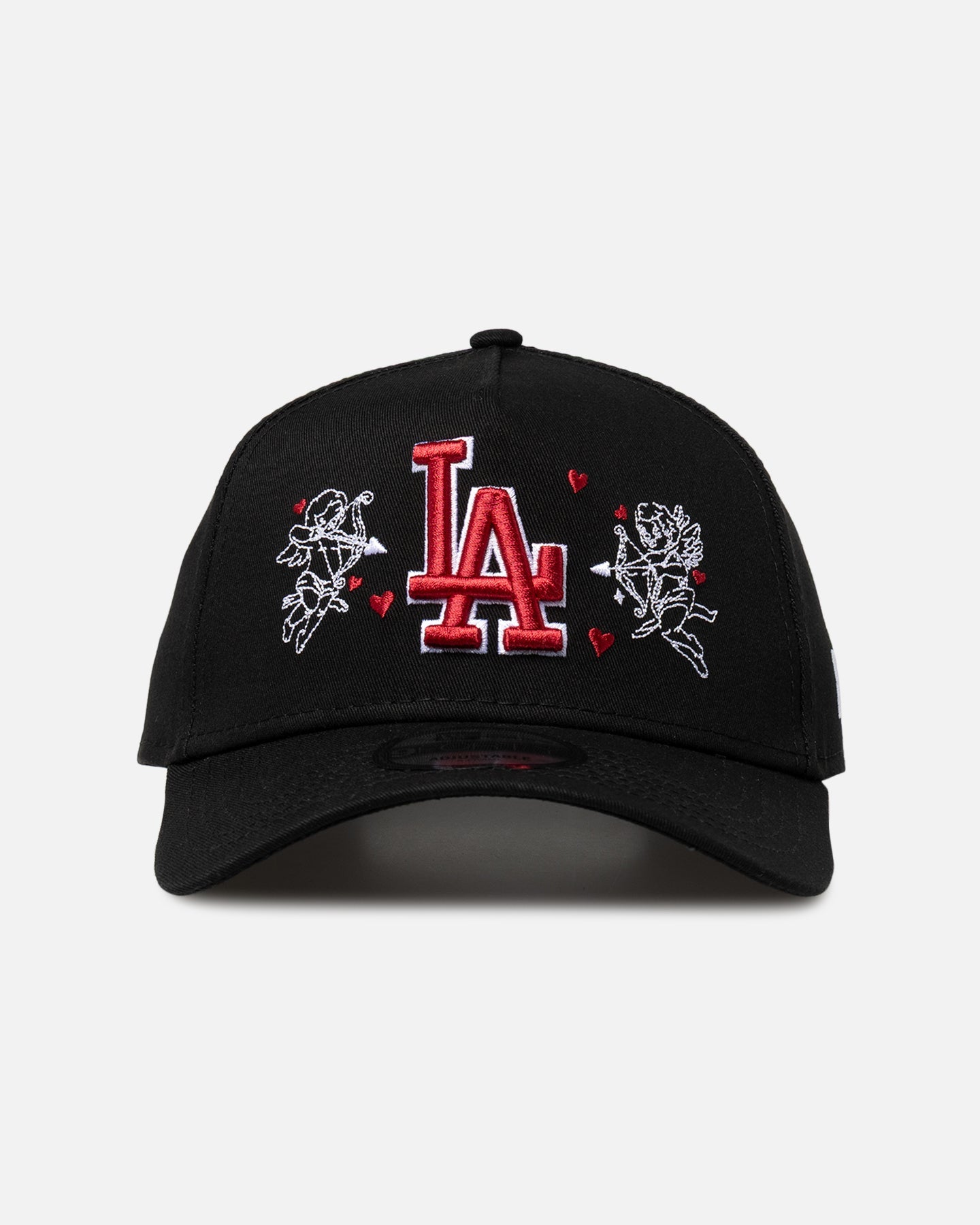 New Era Los Angeles Dodgers 'Valentines Day' 9FORTY A-Frame Snapback Black