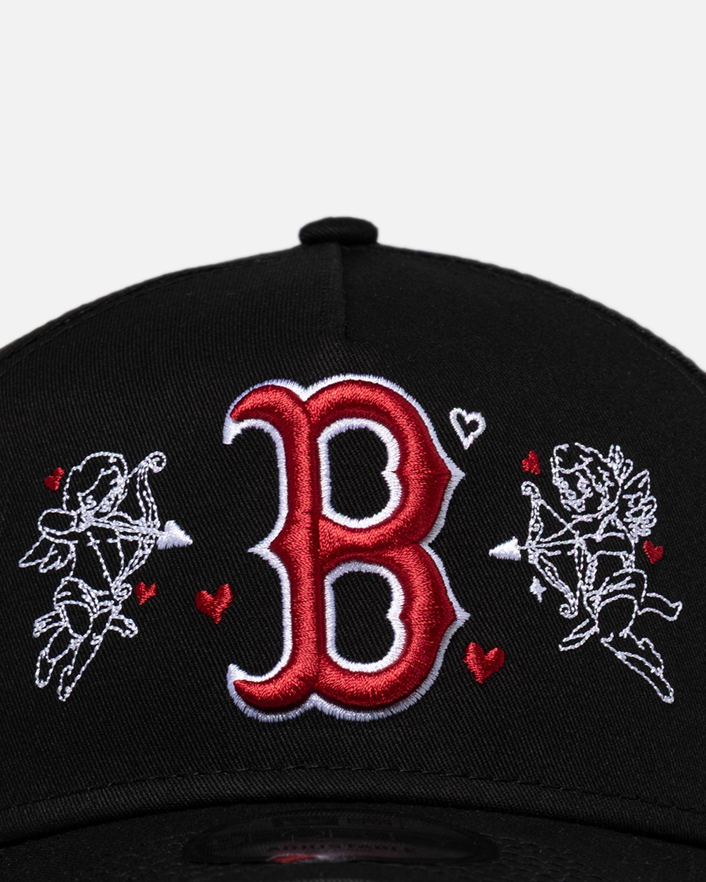 New Era Boston Red Sox 'Valentines Day' 9FORTY A-Frame Snapback Black