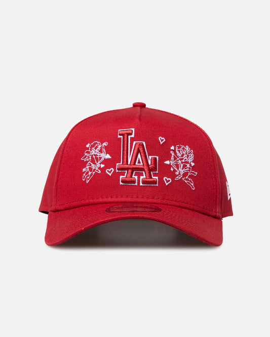 New Era Los Angeles Dodgers 'Valentines Day' 9FORTY A-Frame Snapback Dark Red