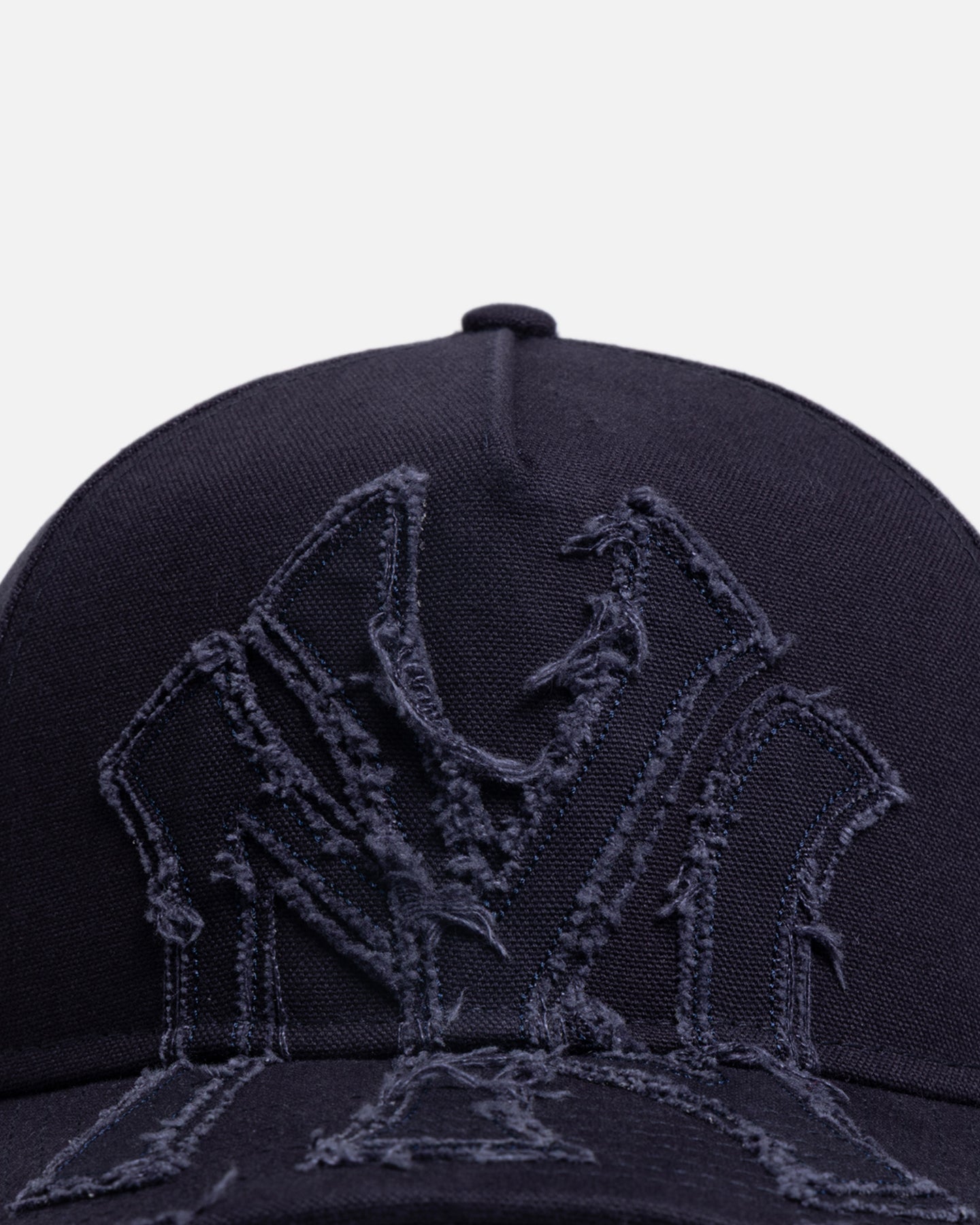 New Era New York Yankees 'Applique Distressed' 9FORTY A-Frame Snapback Navy