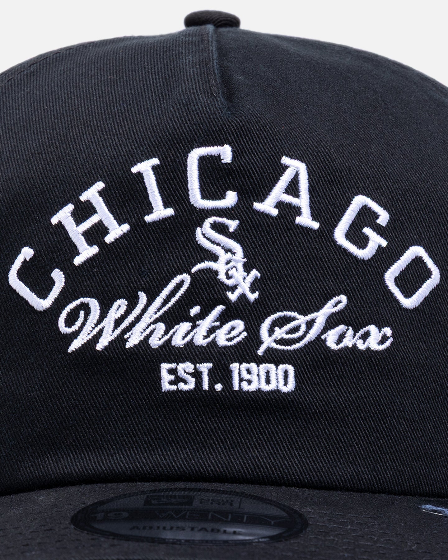 New Era Chicago White Sox 'MLB Stacked Logo' 19TWENTY Snapback Black