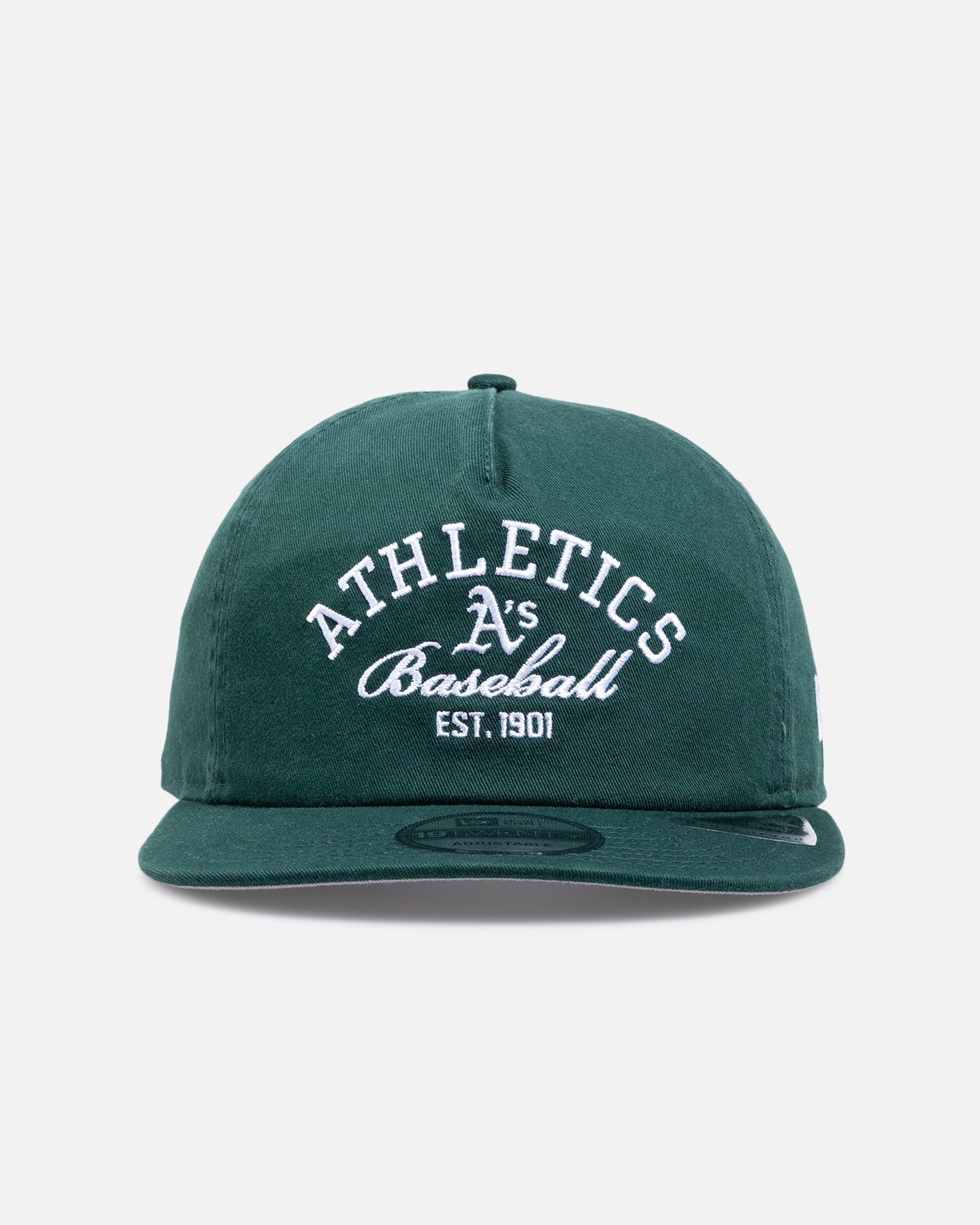 New Era Oakland Athletics 'MLB Stacked Logo' 19TWENTY Snapback Dark Green