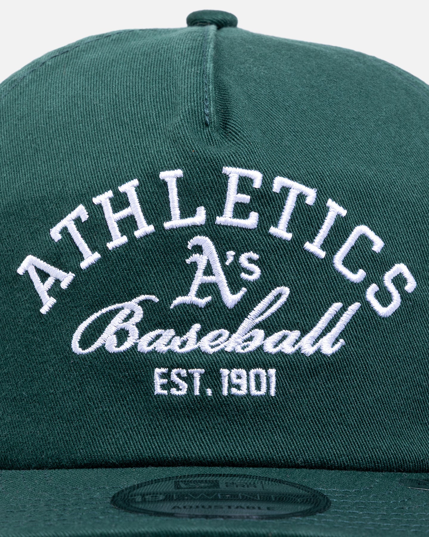 New Era Oakland Athletics 'MLB Stacked Logo' 19TWENTY Snapback Dark Green