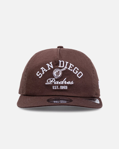 New Era San Diego Padres 'MLB Stacked Logo' 19TWENTY Snapback Dark Brown