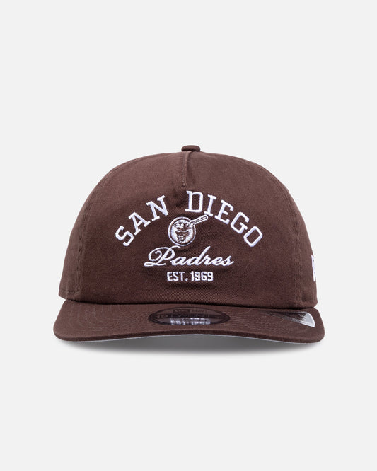 New Era San Diego Padres 'MLB Stacked Logo' 19TWENTY Snapback Dark Brown